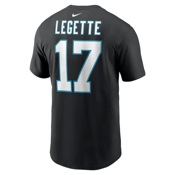 Xavier legette carolina panthers nike name number t shirt Black L
