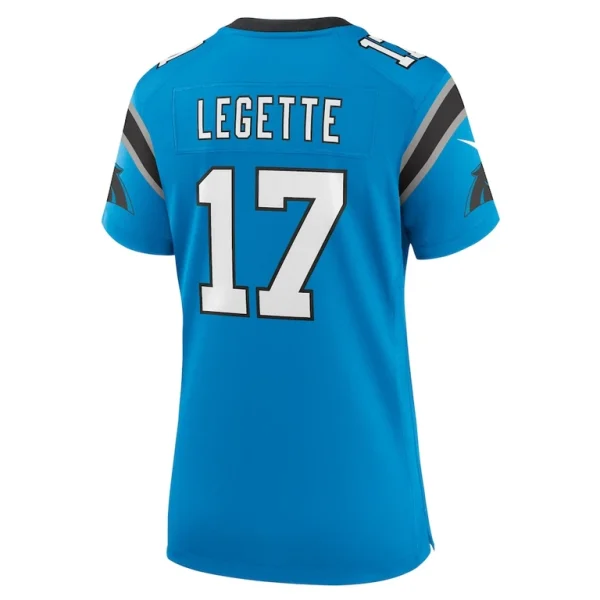 Xavier legette carolina panthers nike womens alternate game jersey Blue L