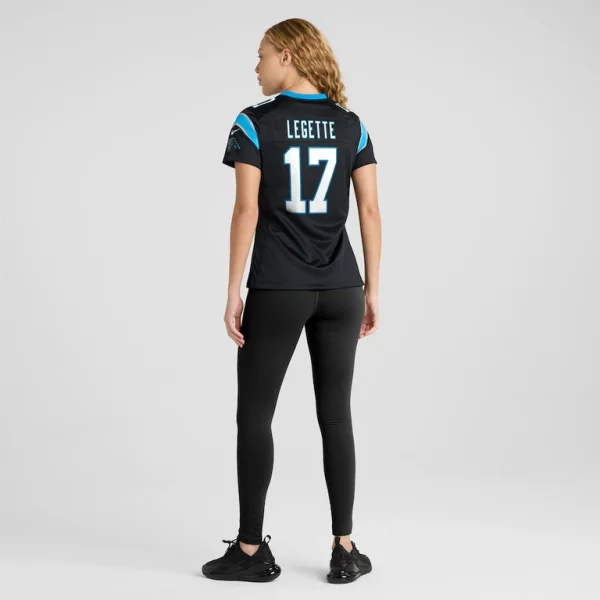 Xavier legette carolina panthers nike womens game jersey Black 2XL