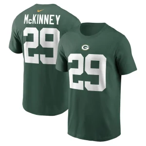 Xavier mckinney green bay packers nike name number t shirt Green
