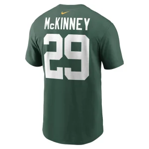 Xavier mckinney green bay packers nike name number t shirt Green L