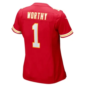 Xavier worthy kansas city chiefs nike womens game jersey Red L