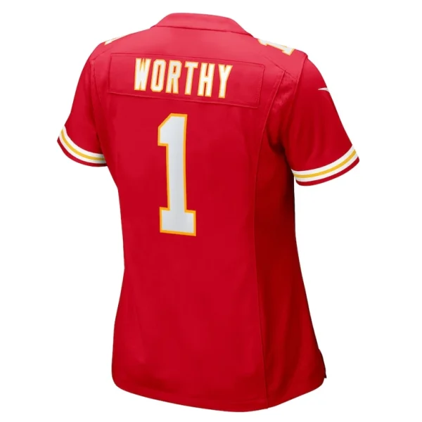 Xavier worthy kansas city chiefs nike womens game jersey Red L