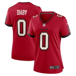 Yaya diaby tampa bay buccaneers nike womens game jersey Red