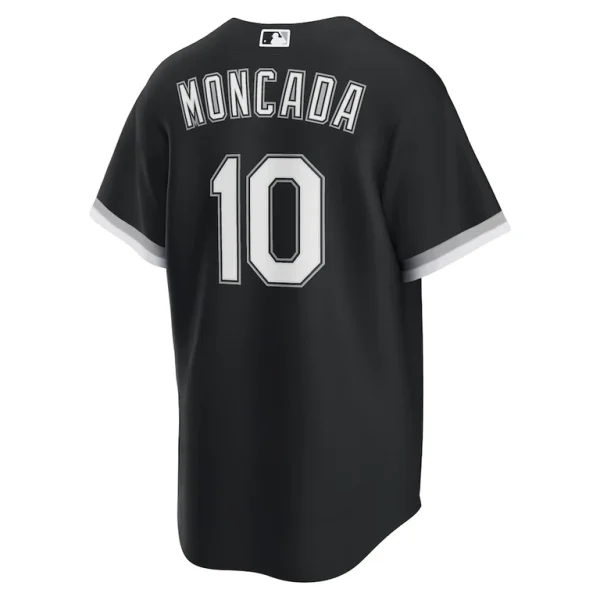 Yoan moncada chicago white sox nike alternate replica player name jersey Black L