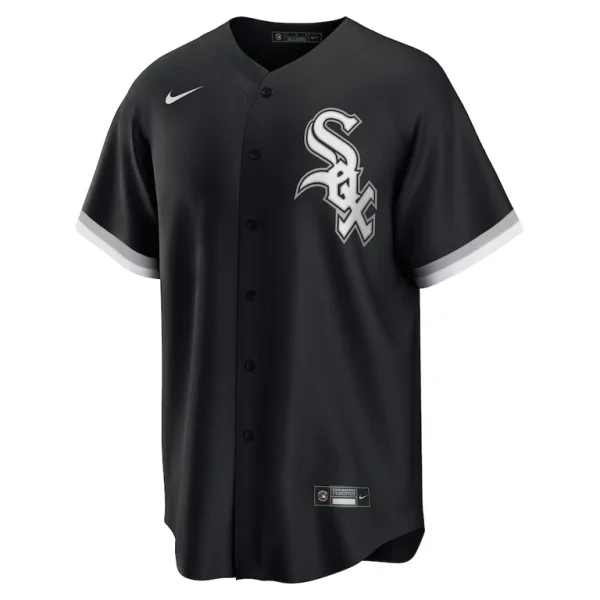 Yoan moncada chicago white sox nike alternate replica player name jersey Black M
