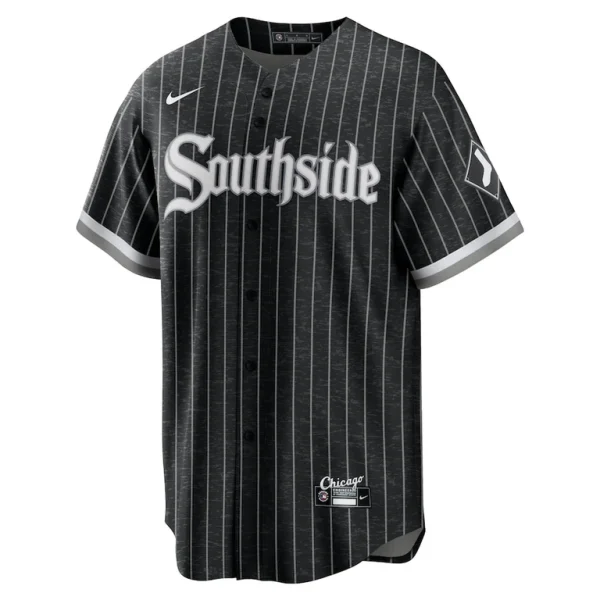 Yoan moncada chicago white sox nike city connect replica player jersey Black M