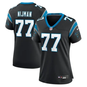 Yosh nijman carolina panthers nike womens game jersey Black