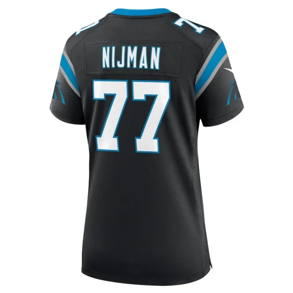 Yosh nijman carolina panthers nike womens game jersey Black L