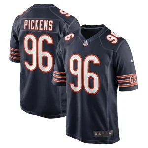 Zacch pickens chicago bears nike team game jersey Navy