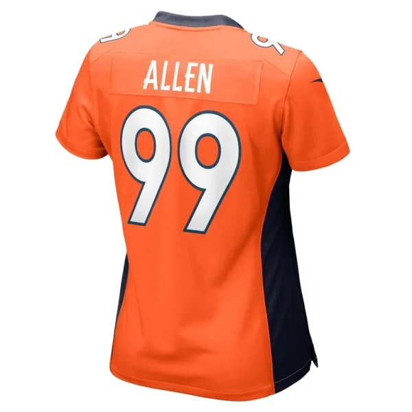 Zach allen denver broncos nike womens game player jersey Orange L