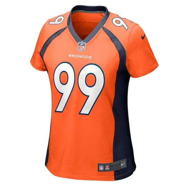 Zach allen denver broncos nike womens game player jersey Orange M