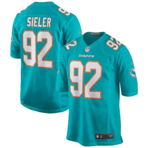 Zach sieler miami dolphins nike game jersey Aqua