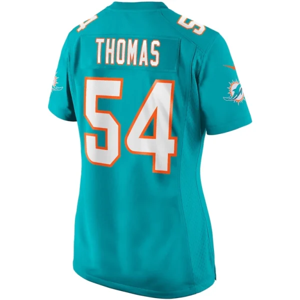Zach thomas miami dolphins nike womens game retired player jersey Aqua L