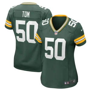 Zach tom green bay packers nike womens player game jersey Green