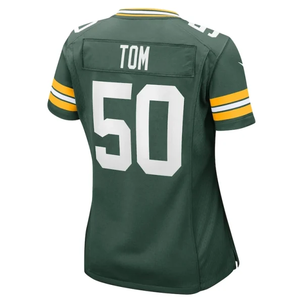 Zach tom green bay packers nike womens player game jersey Green L