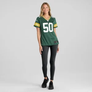 Zach tom green bay packers nike womens player game jersey Green XL