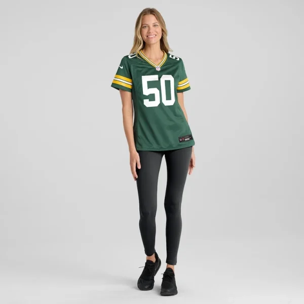 Zach tom green bay packers nike womens player game jersey Green XL