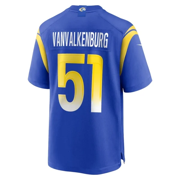 Zach vanvalkenburg los angeles rams nike team game jersey Royal L