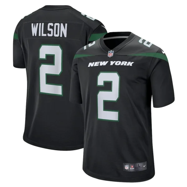 Zach wilson new york jets nike alternate game jersey Black