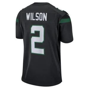 Zach wilson new york jets nike alternate game jersey Black L