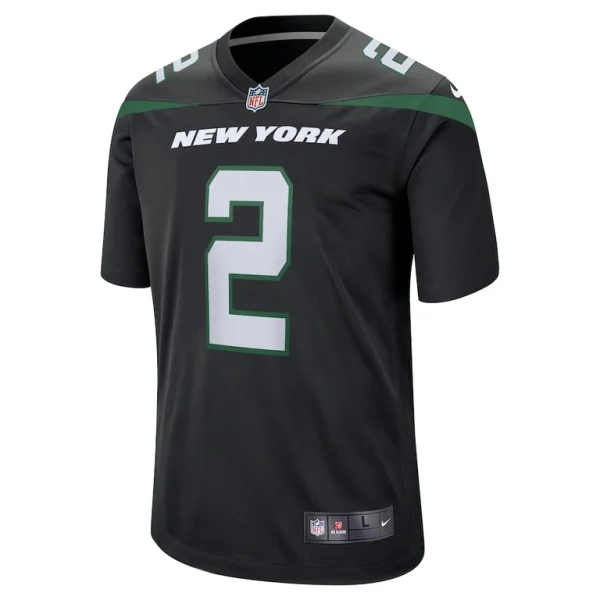 Zach wilson new york jets nike alternate game jersey Black M