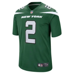 Zach wilson new york jets nike game jersey Gotham green M