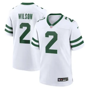 Zach wilson new york jets nike game jersey Legacy white