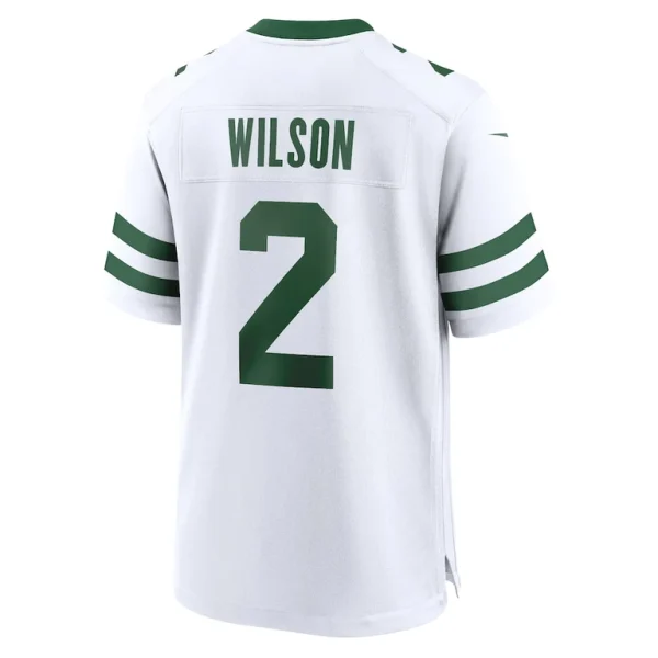 Zach wilson new york jets nike game jersey Legacy white L