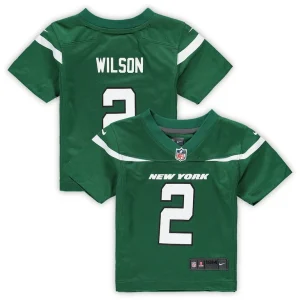 Zach wilson new york jets nike infant game jersey Gotham green