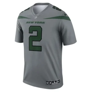 Zach wilson new york jets nike inverted legend player performance top Gray M