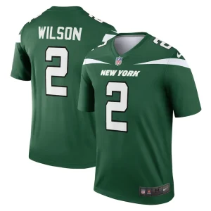 Zach wilson new york jets nike team legend player performance top Gotham green