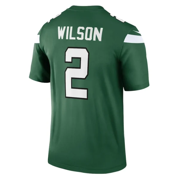 Zach wilson new york jets nike team legend player performance top Gotham green L