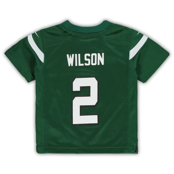 Zach wilson new york jets nike toddler game jersey Green 4T