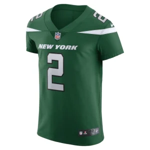 Zach wilson new york jets nike vapor elite jersey Gotham green 44