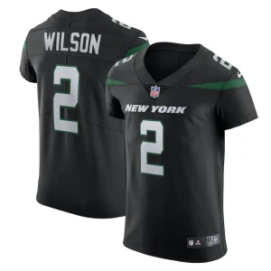 Zach wilson new york jets nike vapor elite jersey Stealth black