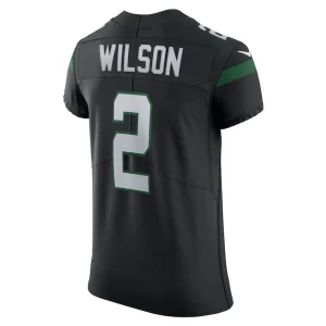 Zach wilson new york jets nike vapor elite jersey Stealth black 48
