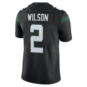 Zach wilson new york jets nike vapor limited jersey Stealth black L