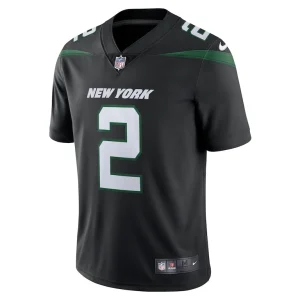 Zach wilson new york jets nike vapor limited jersey Stealth black M
