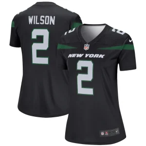 Zach wilson new york jets nike womens alternate legend player performance top Black