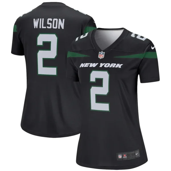 Zach wilson new york jets nike womens alternate legend player performance top Black