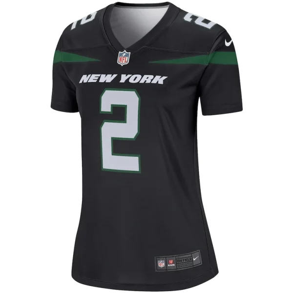 Zach wilson new york jets nike womens alternate legend player performance top Black M