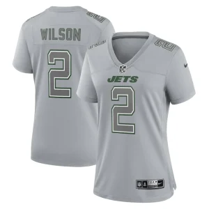 Zach wilson new york jets nike womens atmosphere fashion game jersey Gray