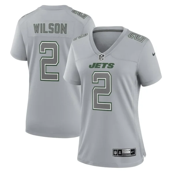 Zach wilson new york jets nike womens atmosphere fashion game jersey Gray