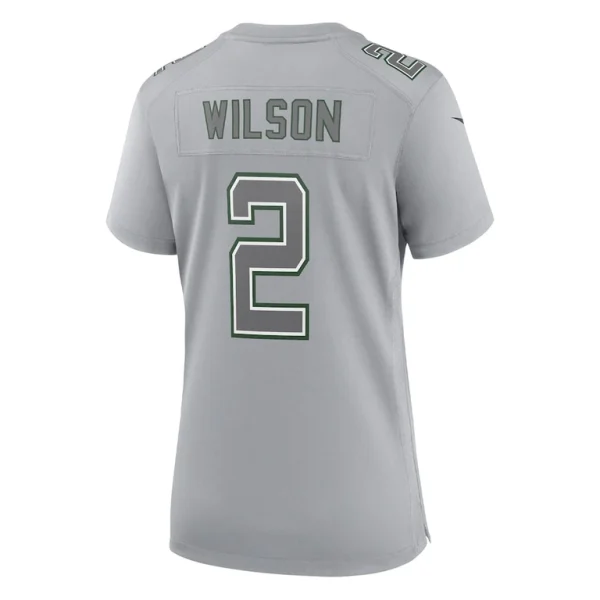 Zach wilson new york jets nike womens atmosphere fashion game jersey Gray L
