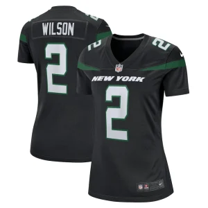 Zach wilson new york jets nike womens player jersey Black