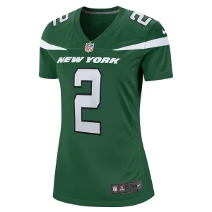 Zach wilson new york jets nike womens player jersey Green M