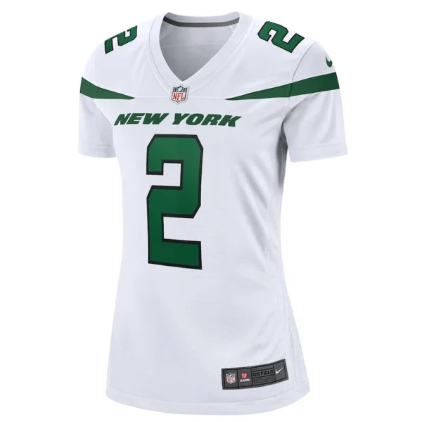 Zach wilson new york jets nike womens player jersey White M
