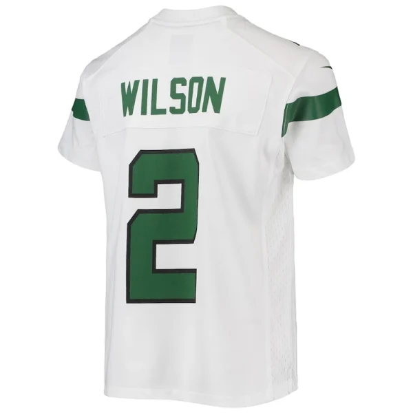 Zach wilson new york jets nike youth game jersey White Yth L