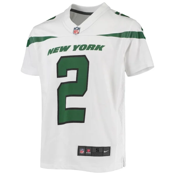 Zach wilson new york jets nike youth game jersey White Yth M